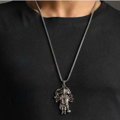 5 Mukhi Standing Hanumanji Pendant with Chain