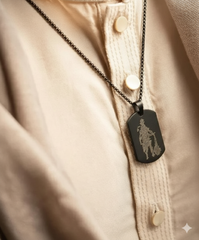 Hanuman Chalisha Pendant with Chain