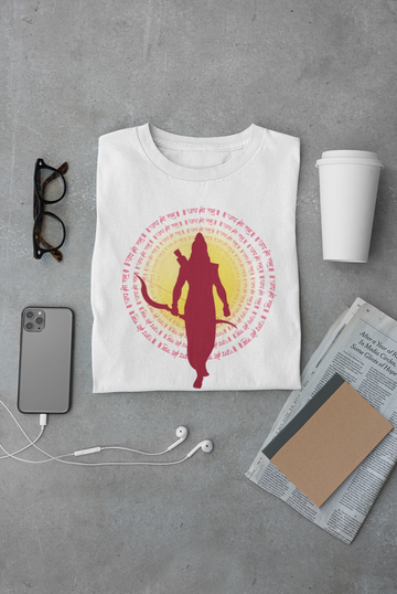 Parbhu Sri Ram Printend T Shirt For Men - Proud To Be Hindu