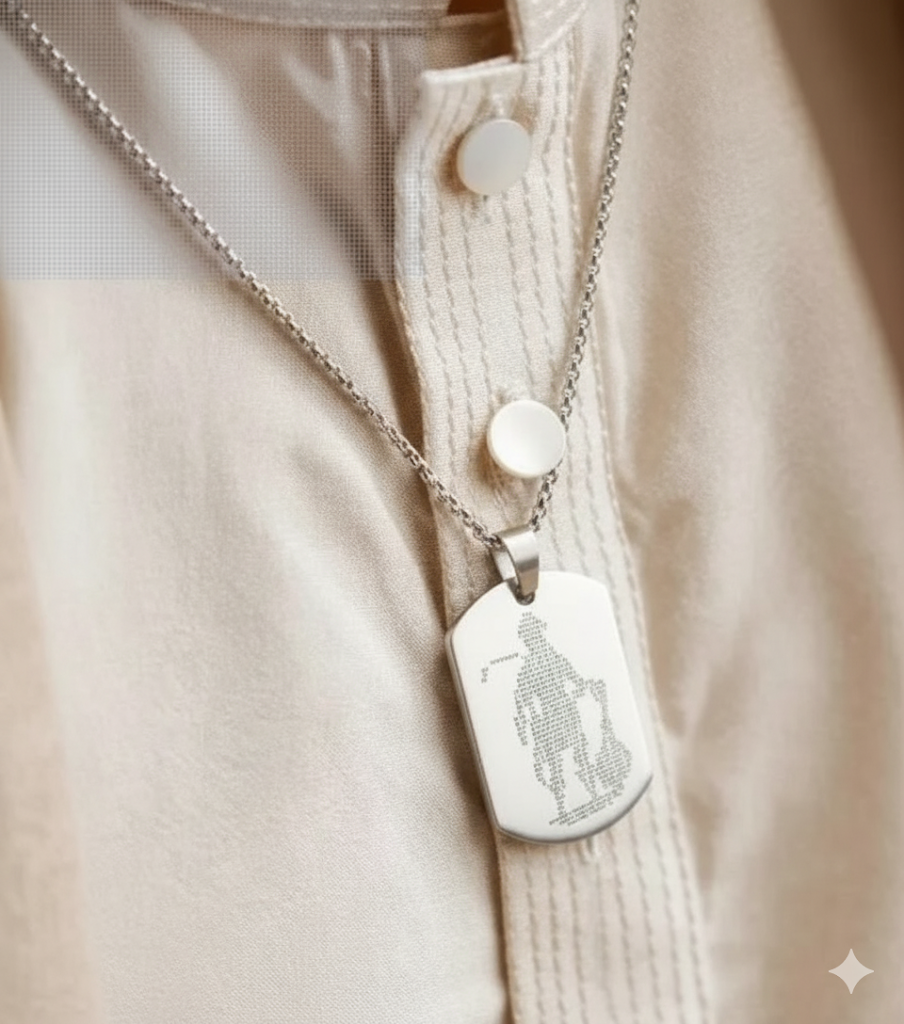 Hanuman Chalisha Pendant with Chain