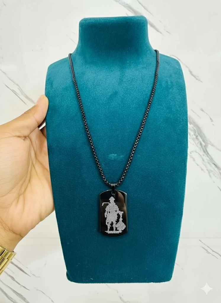 Hanuman Chalisha Pendant with Chain