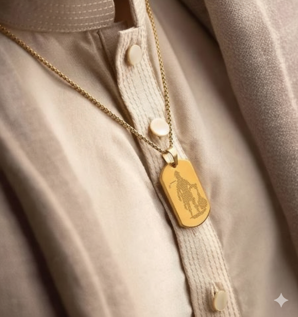 Hanuman Chalisha Pendant with Chain