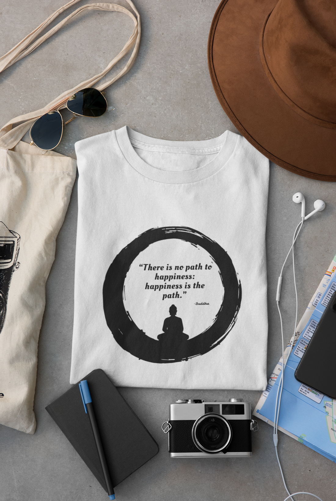 Buddha Quote Printed T-Shirt for Men – Find Your Inner Peace