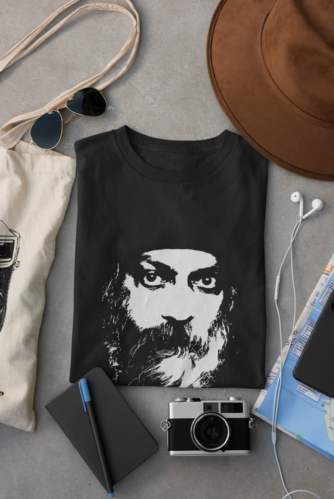 Osho Printed Premium T-Shirt for Men - Embrace Wisdom & Freedom