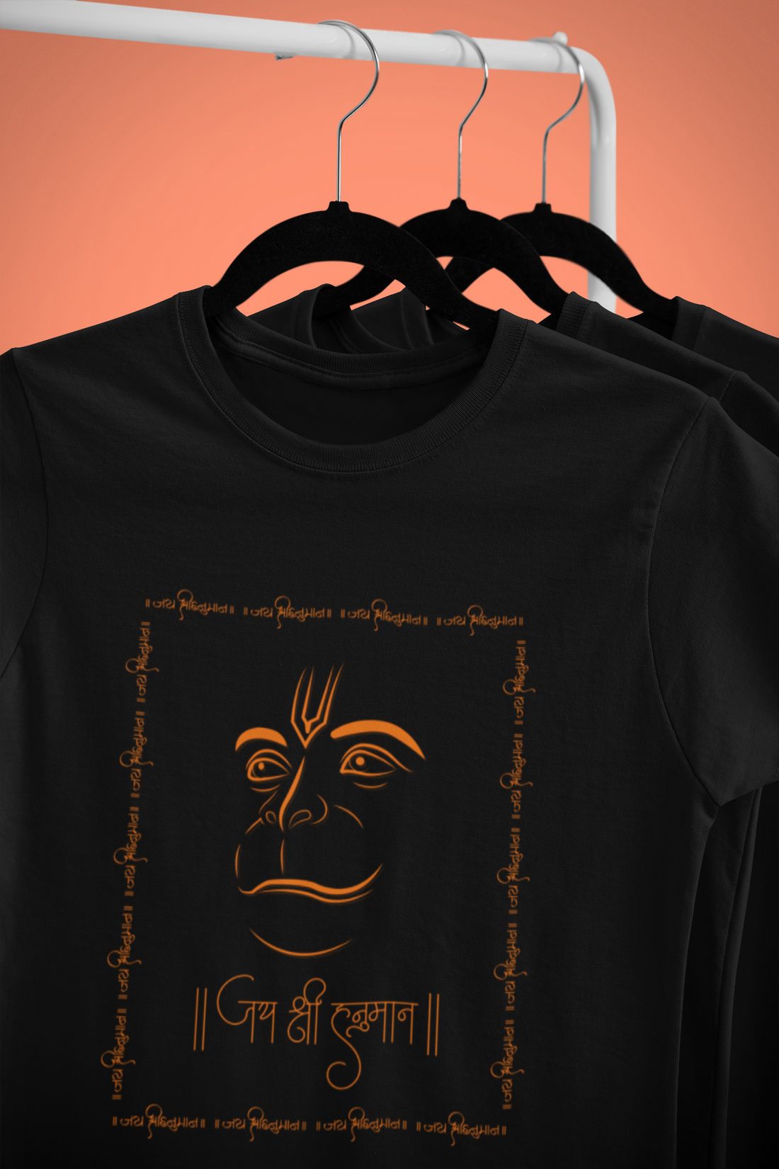 Bhagwan Sri Hanuman Jee Printed Premium T Shirt For Men