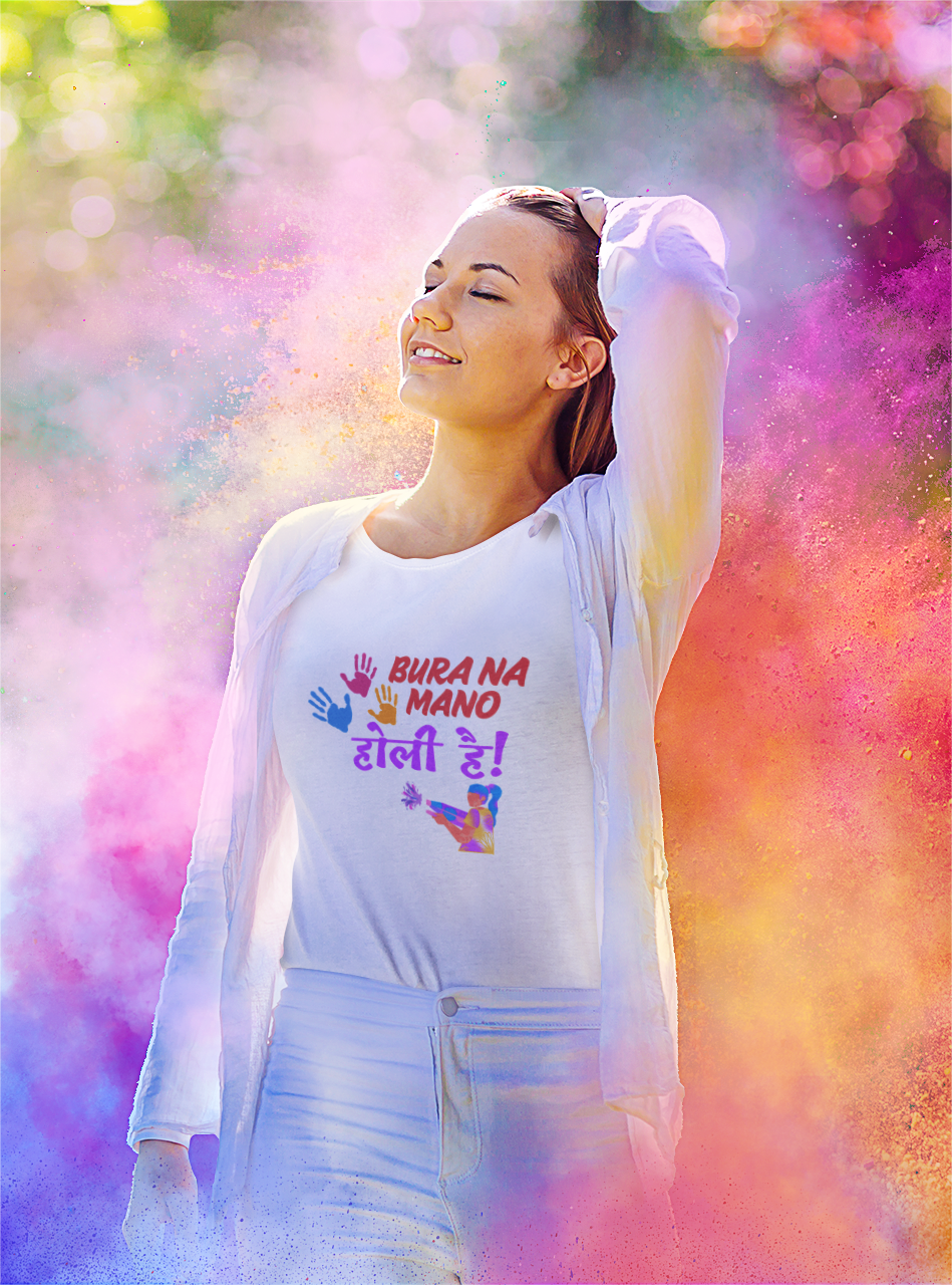 Bura Na Mano Women's Holi Hai Tshirt